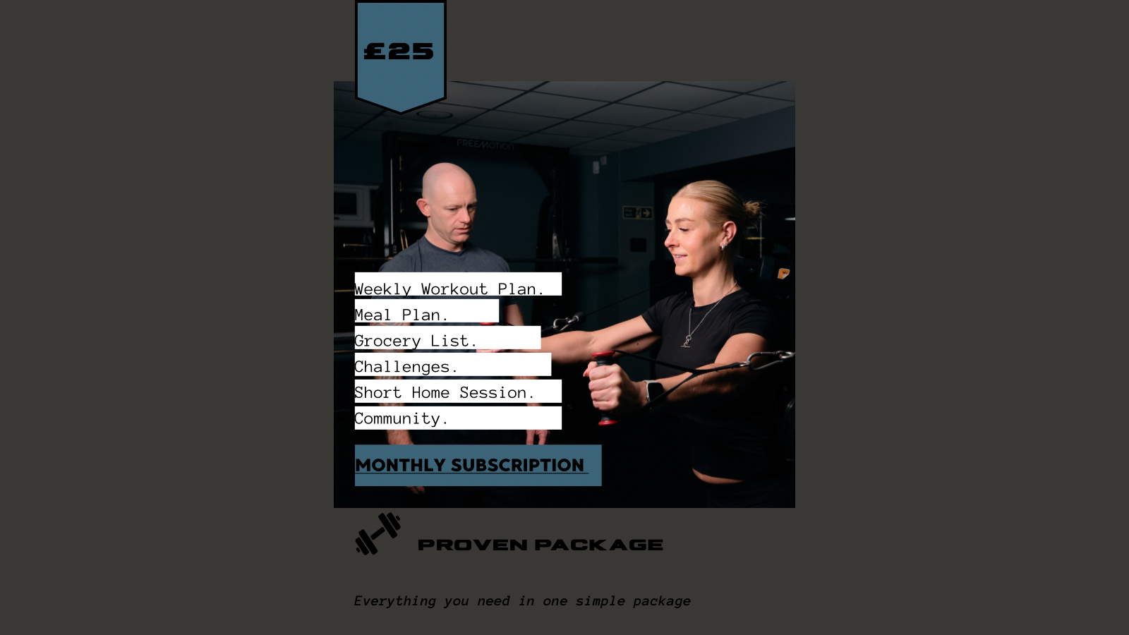 Monthly Subscription